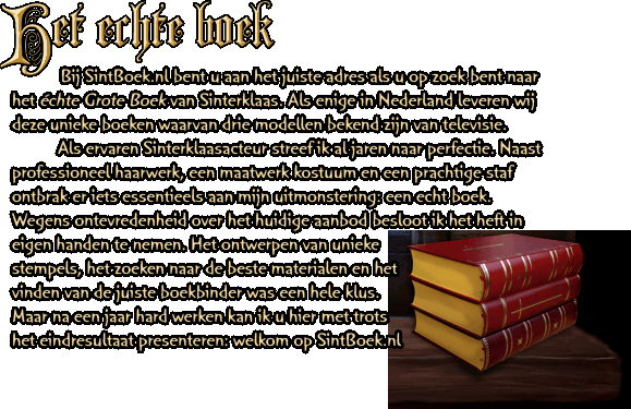 Het Echte Boek van Sinterklaas